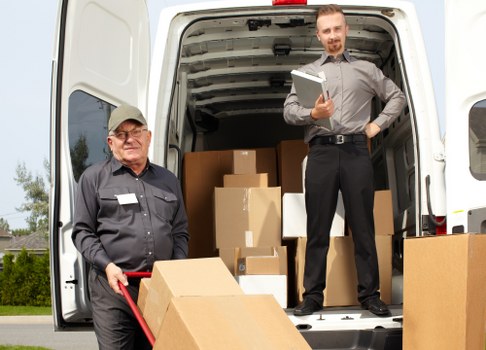 Local removal team handling a home move in Greenwich