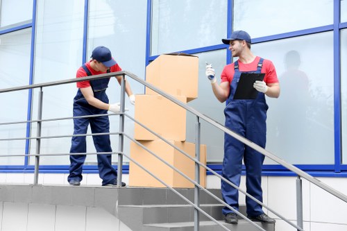 Local removals service handling a flat move in Greenwich