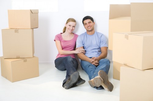 Greenwich moving team preparing for a flat or office removal
