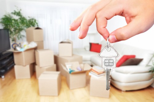 Man with van removal service for a Greenwich home move