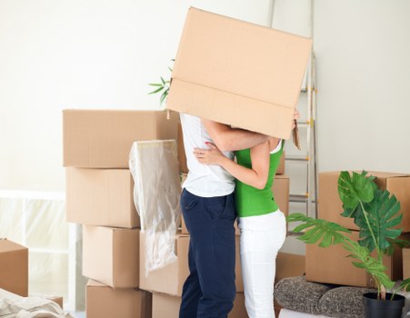 Office removals team planning a business move in Greenwich