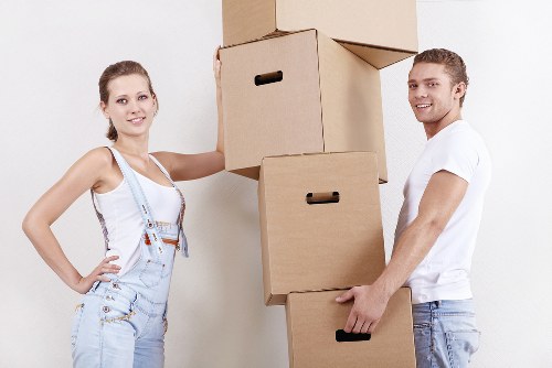 Local removals team loading furniture for a Greenwich move