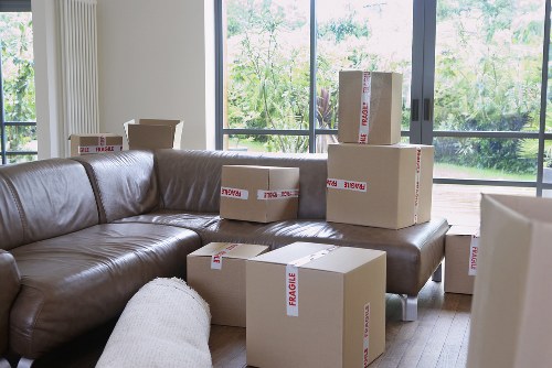 Careful furniture loading for a Greenwich house move