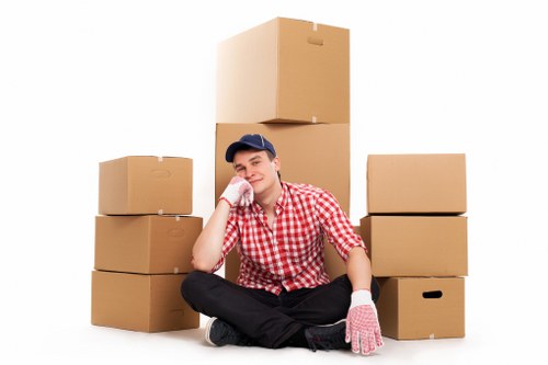 Professional van moving service prioritising health and safety